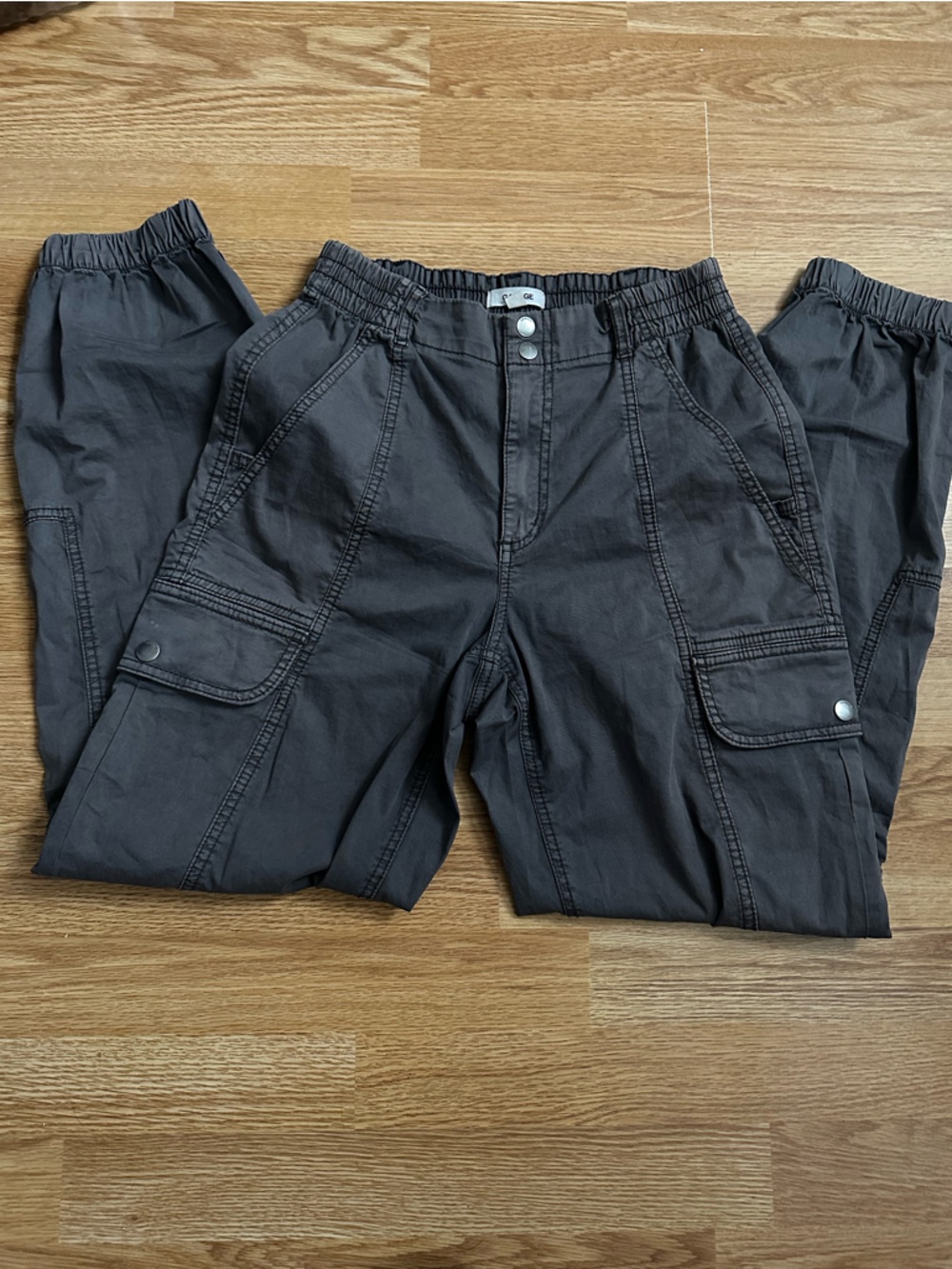 Grey distressed Cargo pants Y2K Garage